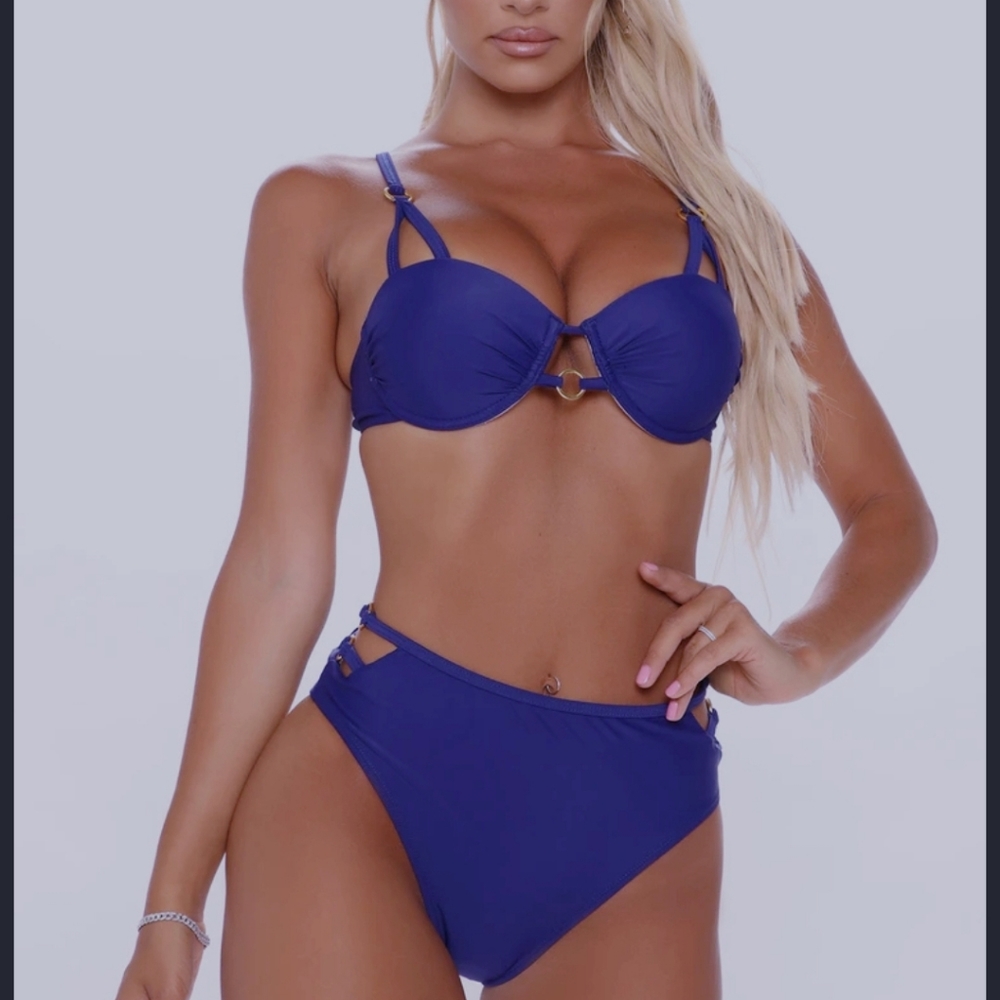 Navy blue bikini